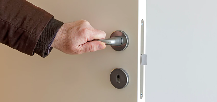 Restroom Locks Privacy Bolt Installation in Fullerton, California
